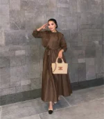 Dress light gabardine fabric imported - Image 3