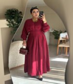 Burgundy Dress