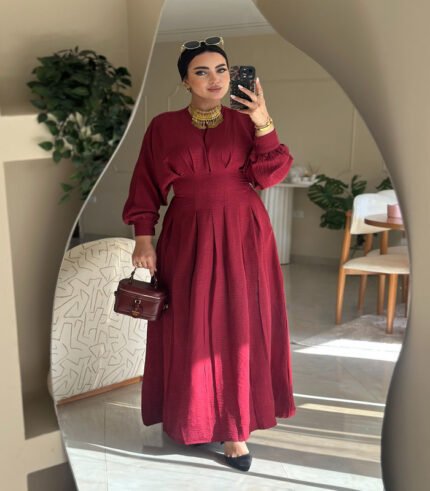 Burgundy Dress