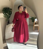 Burgundy Dress - Image 4