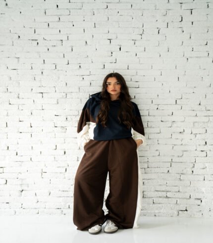 Navy Browen Summer Melton Suit