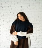 Navy Browen Summer Melton Suit - Image 3