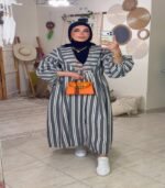 ٍStriped linen cardigan - Image 3