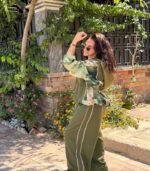 Olive casual suit - Image 3